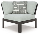 Beachloft - 6-Piece Outdoor Sectional - Black / Gray