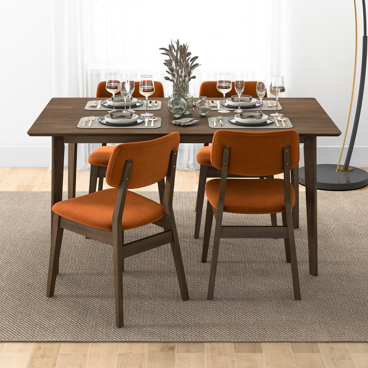 Carlos - Solid Back Side Chair (Set of 2)