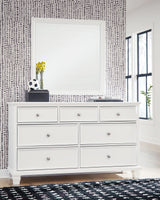 Fortman - White - Dresser And Mirror by Signature Design by Ashley® | Bel Furniture