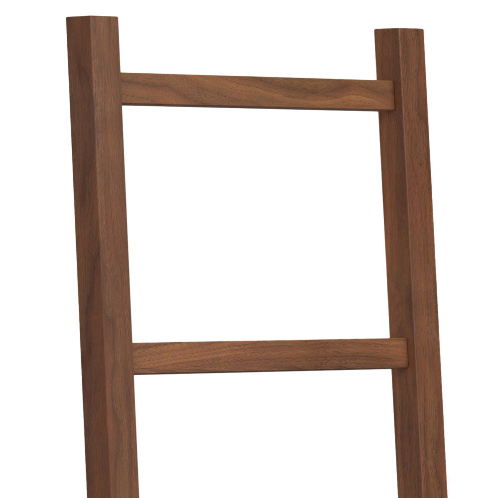 Bray - Bath Towel And Blanket Ladder Shelf - Natural Walnut by Simpli-Home | Bel Furniture