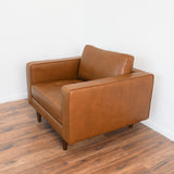 Catherine - Lounge Chair - Brown / Tan