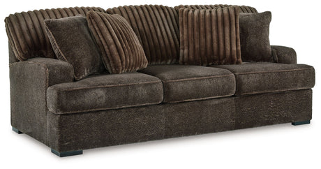 Aylesworth - Chocolate - Sofa by Benchcraft® | Bel Furniture