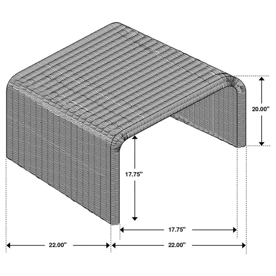 Cahya - Woven Rattan Table by Coaster Fine Furniture | Bel Furniture