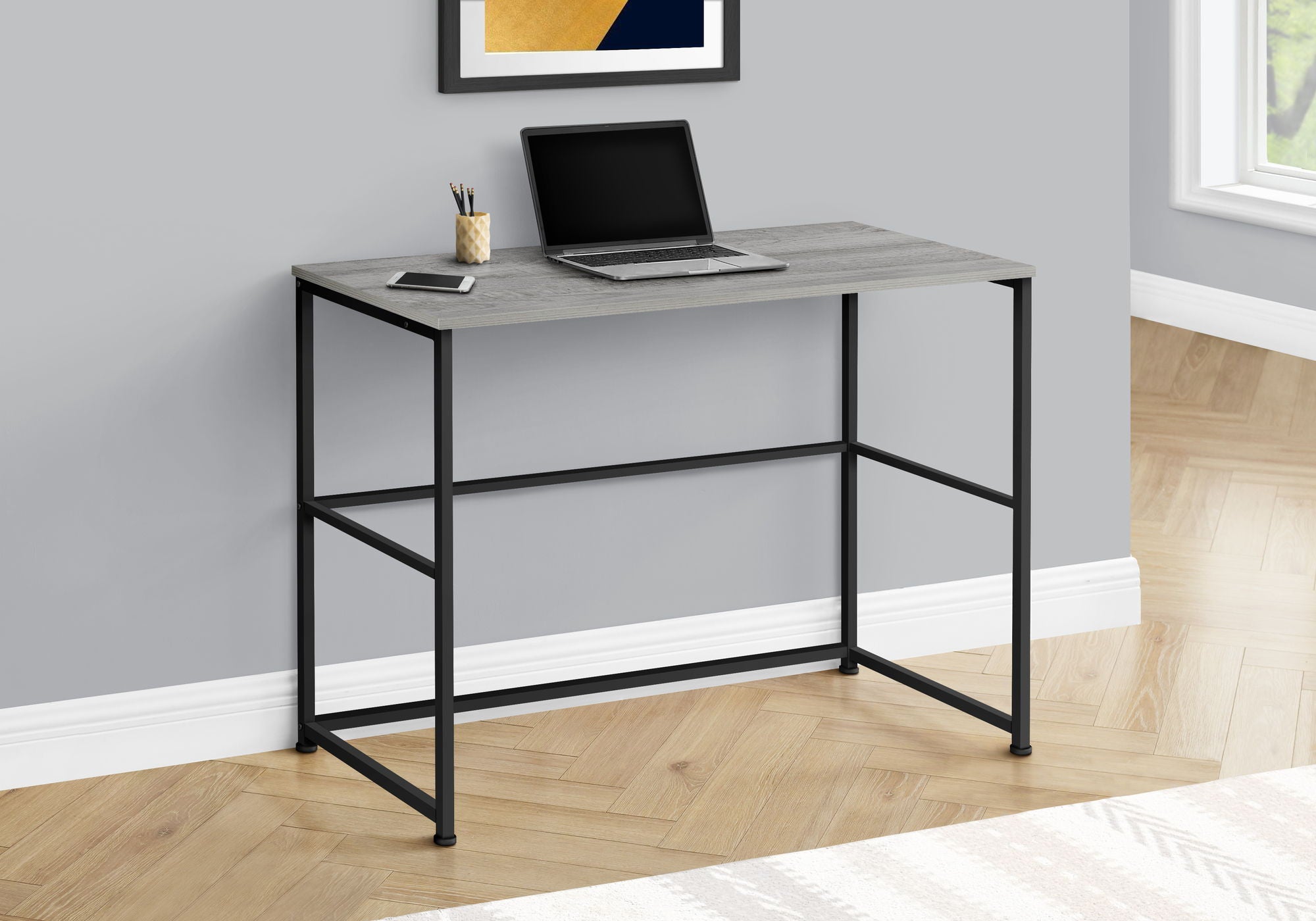 Computer Desk, Home Office, Laptop, Left Right Set-Up, Storage Drawers, Work, Contemporary, Modern