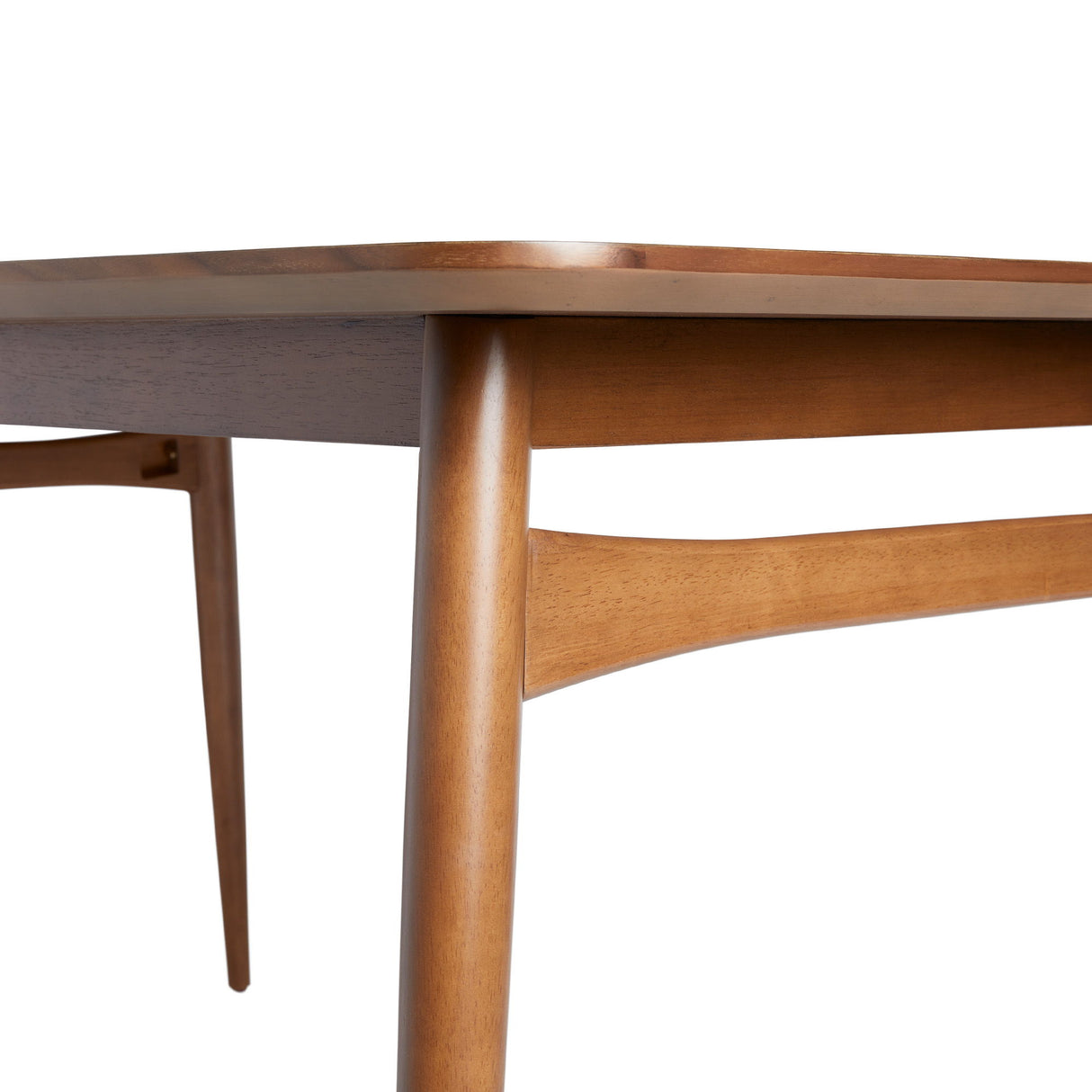 Mid-Century Modern Wood Tapered Legs Dining Table by Walker Edison | Bel Furniture
