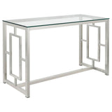 Merced - Glass Top Metal Table