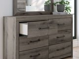 Graystorm - Brown Gray - Dresser And Mirror by Signature Design by Ashley® | Bel Furniture