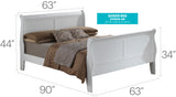 Panel Sleigh Bed
