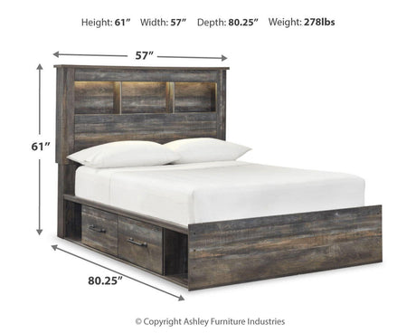 Drystan - Panel Bookcase Bed - view 34
