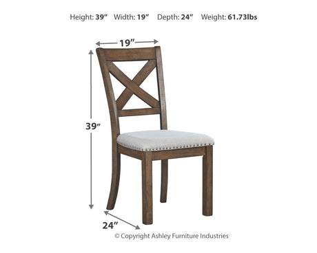 Moriville - Beige - Dining UPH Side Chair (Set of 2) by Signature Design by Ashley® | Bel Furniture