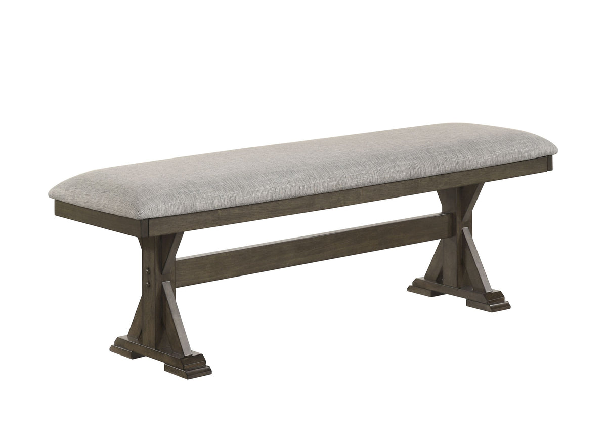 Lloyd - Bench - Brown / Gray by Crown Mark | Bel Furniture
