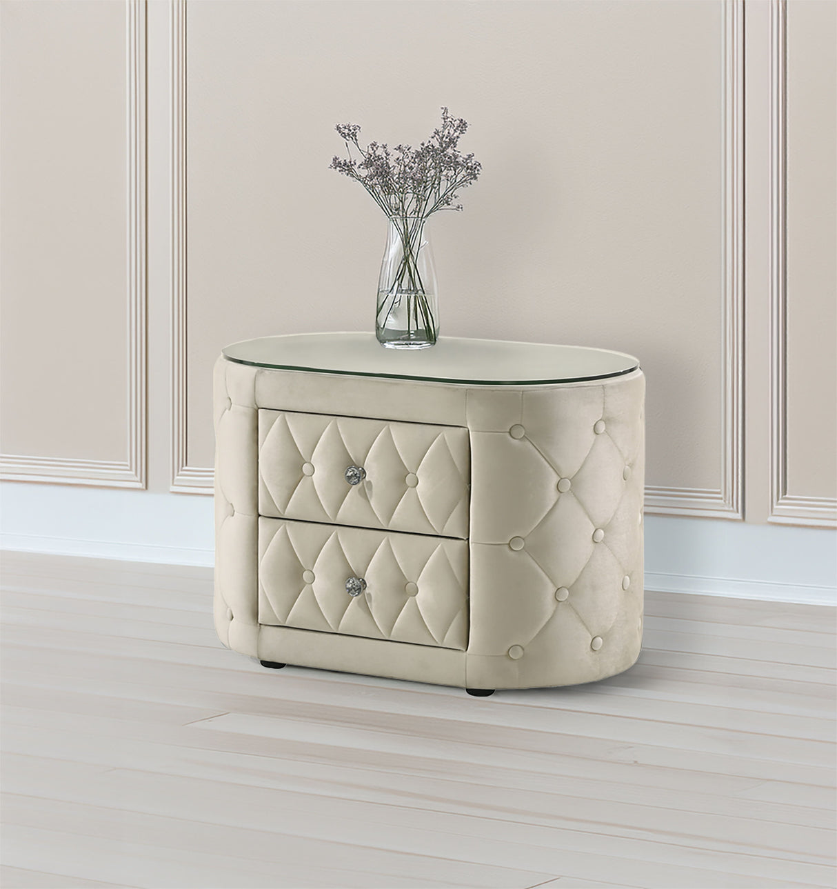 Voltare - Nightstand by Crown Mark | Bel Furniture