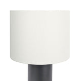 Aura - Table Lamp With On / Off Switch Block Base - Black / White by Ashcroft Furniture | Bel Furniture