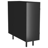 Dalia - 2 Door Accent Storage Cabinet With Shelving - Black by Coaster Fine Furniture | Bel Furniture