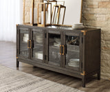 Burkhaus - Dark Brown - Dining Room Server by Signature Design by Ashley® | Bel Furniture