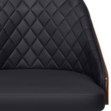 Edwin - Adjustable Swivel Bar Stool - Black by Simpli-Home | Bel Furniture