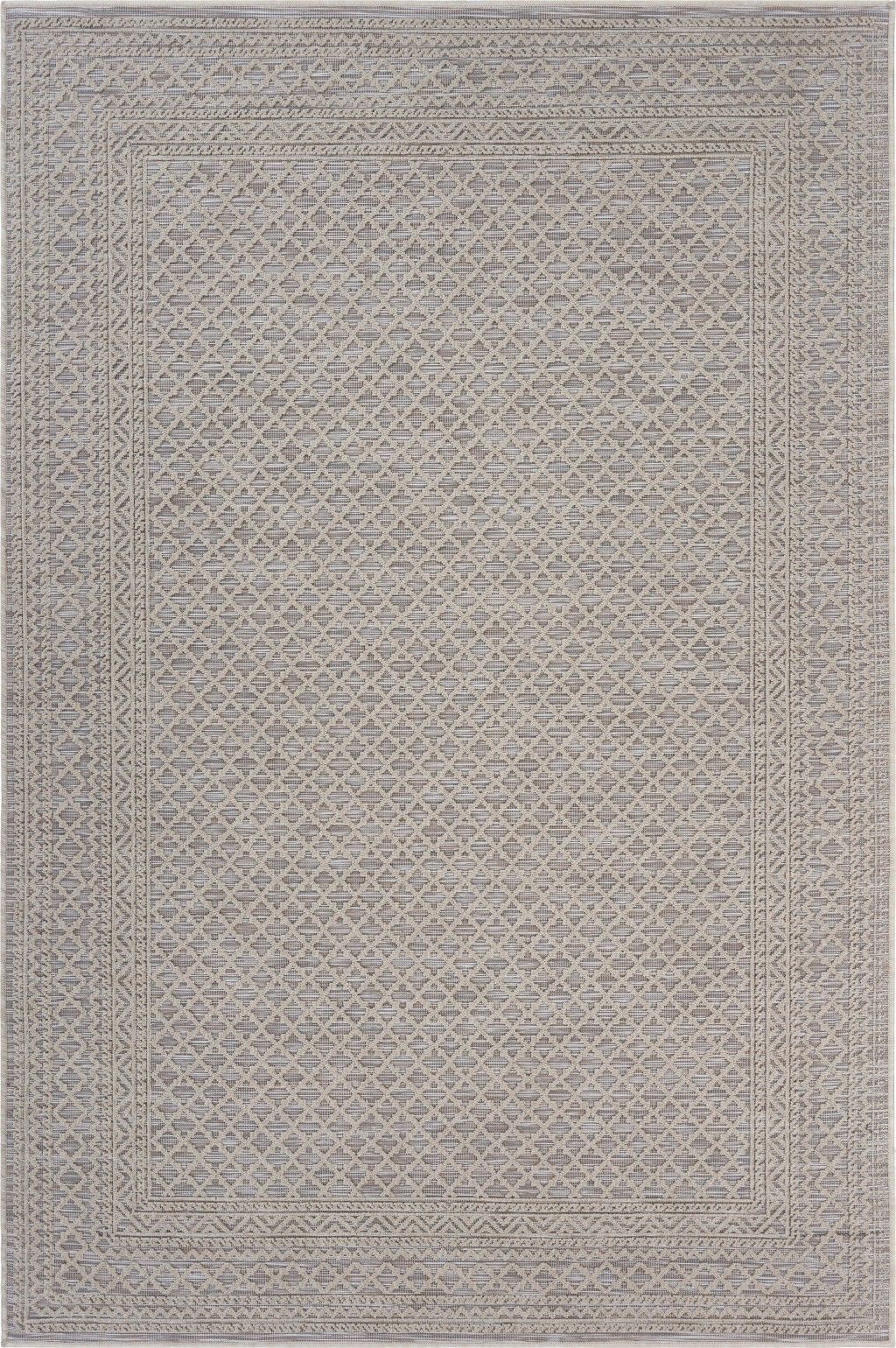 5' X 7' Indoor & Outdoor Area Rug - Gray