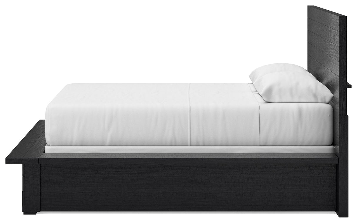 Londer - Black - Queen Panel Bed by Millennium® by Ashley | Bel Furniture
