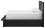 Londer - Black - Queen Panel Bed by Millennium® by Ashley | Bel Furniture