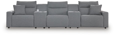 Modmax II - Reclining Sectional - Salt And Pepper - view 25