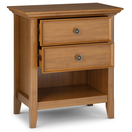 Amherst - Bedside Table, Handcrafted by Simpli-Home | Bel Furniture