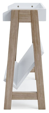 Blariden - White / Tan - Small Bookcase by Signature Design by Ashley® | Bel Furniture