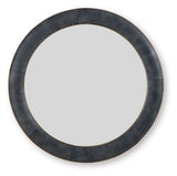 Corinsworth - Accent Mirror - Charcoal / Brass Finish