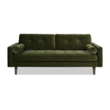 Nicholas - Mid-Century Modern Sofa - Olive Green by Jennifer Taylor Home | Bel Furniture