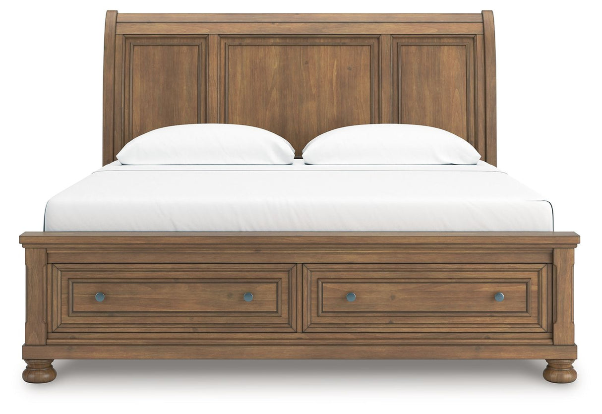 Feddinger - Storage Sleigh Bed