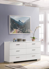 Felicity - 6-Drawer Dresser by CoasterEssence | Bel Furniture