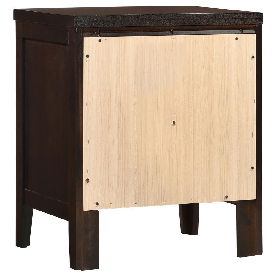 Carlton - 2-Drawer Nightstand - Cappuccino