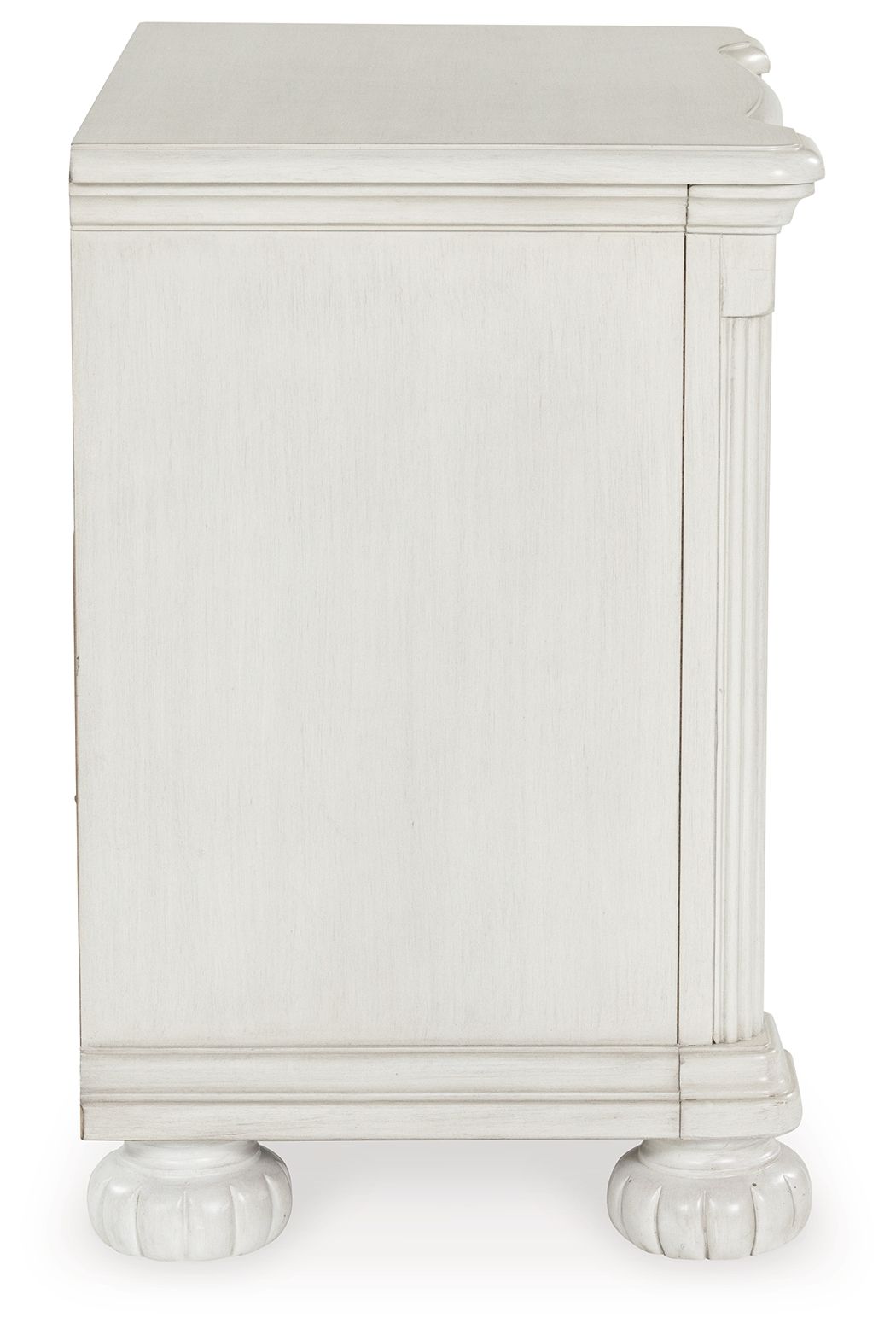 Montelaine - Antique White - Three Drawer Night Stand by Benchcraft® | Bel Furniture