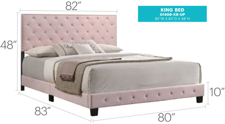 Luxurious Upholstered Bed - view 90