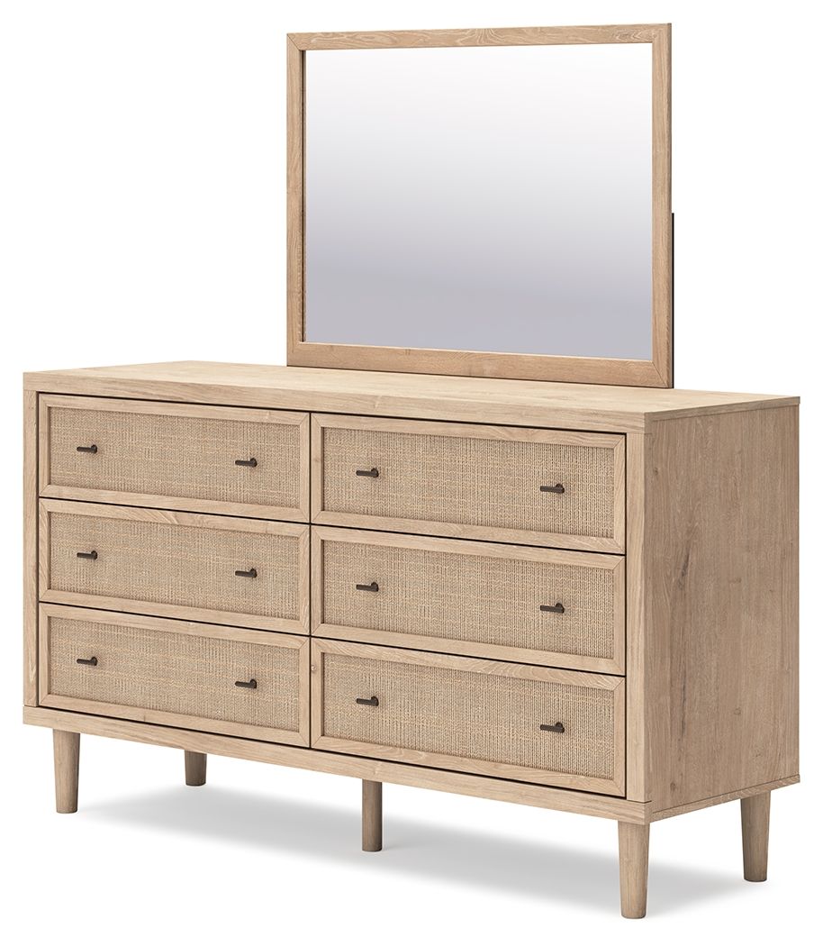 Cielden - Two-Tone - Dresser And Mirror by Signature Design by Ashley® | Bel Furniture
