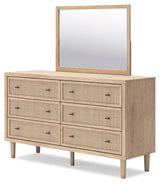 Cielden - Two-Tone - Dresser And Mirror by Signature Design by Ashley® | Bel Furniture