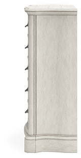 Arlendyne - Antique White - Five Drawer Chest by Signature Design by Ashley® | Bel Furniture