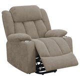 Houston - Upholstered Power Lift Recliner Chair by CoasterEveryday | Bel Furniture