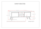 Hunter - Handcrafted TV Media Stand