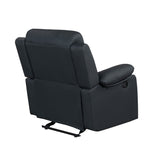 Blanche - Glider Recliner With LED, Pillow Top Arms