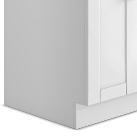 Shaker - Modern Wide, Laundry Cabinet With Faucet And Stainless Steel Sink - view 14
