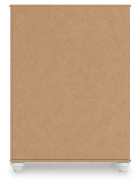 Kozlani - Five Drawer Chest - White - view 9