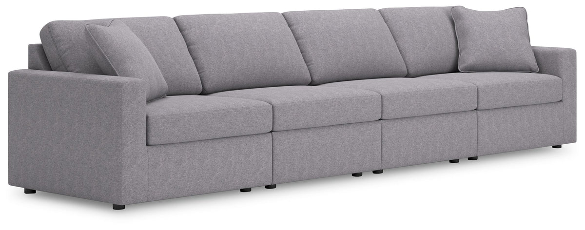Modmax - Granite - Sectional Gray 4 Pc. Sofa Sectional by Signature Design by Ashley® | Bel Furniture