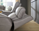 5Z-Comfort - Relaxation - Power Reclining Loveseat with Console / Adj Headrest by Signature Design by Ashley® | Bel Furniture