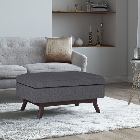 Owen - Upholstered Rectangular Storage Ottoman - view 79