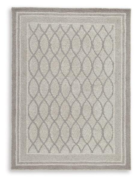 Wimney - Rug Gray 5' x 7' by Signature Design by Ashley® | Bel Furniture