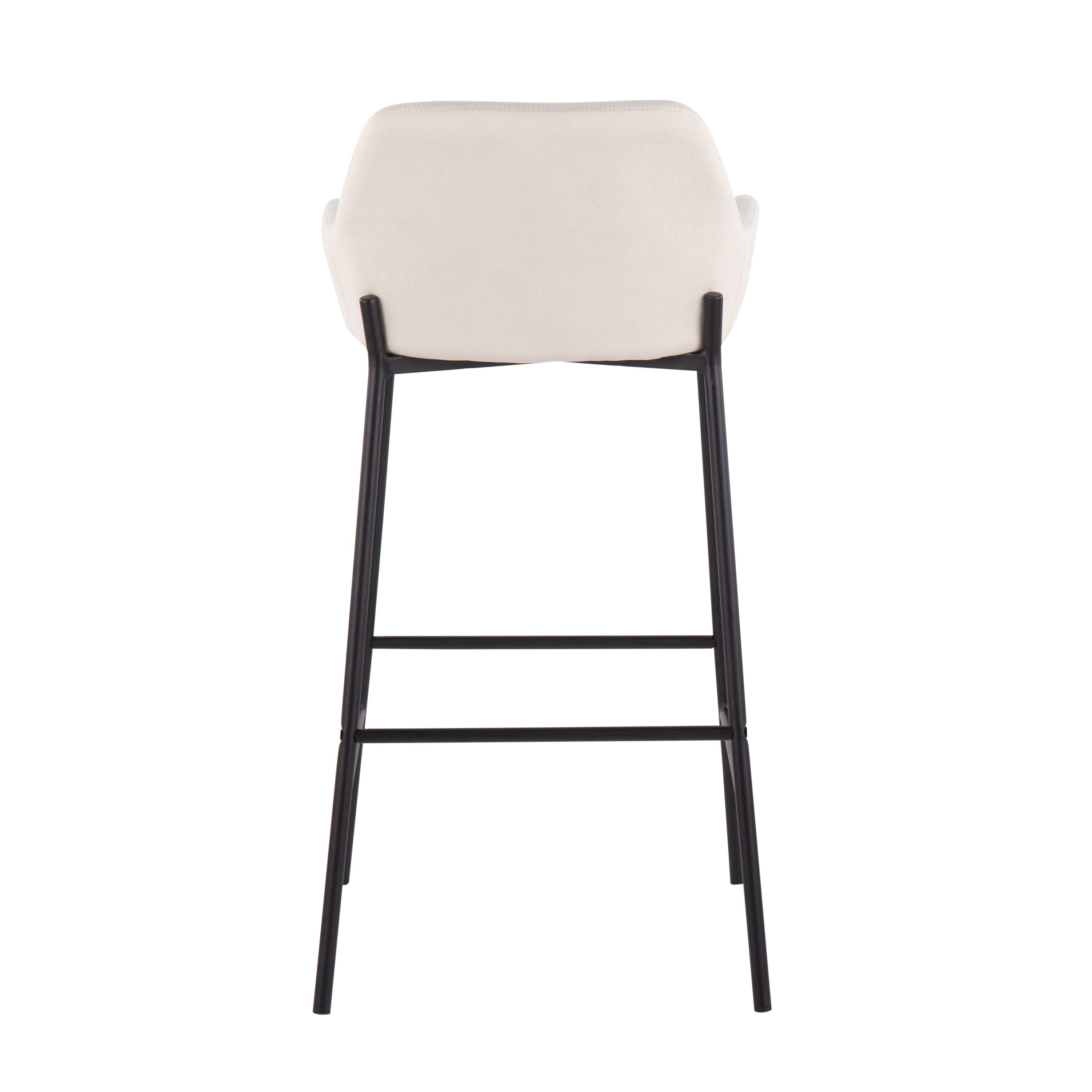 Daniella - Industrial Fixed Height Bar Stool (Set of 2)