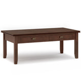 Artisan - Lift Top Coffee Table - Russet Brown by Simpli-Home | Bel Furniture