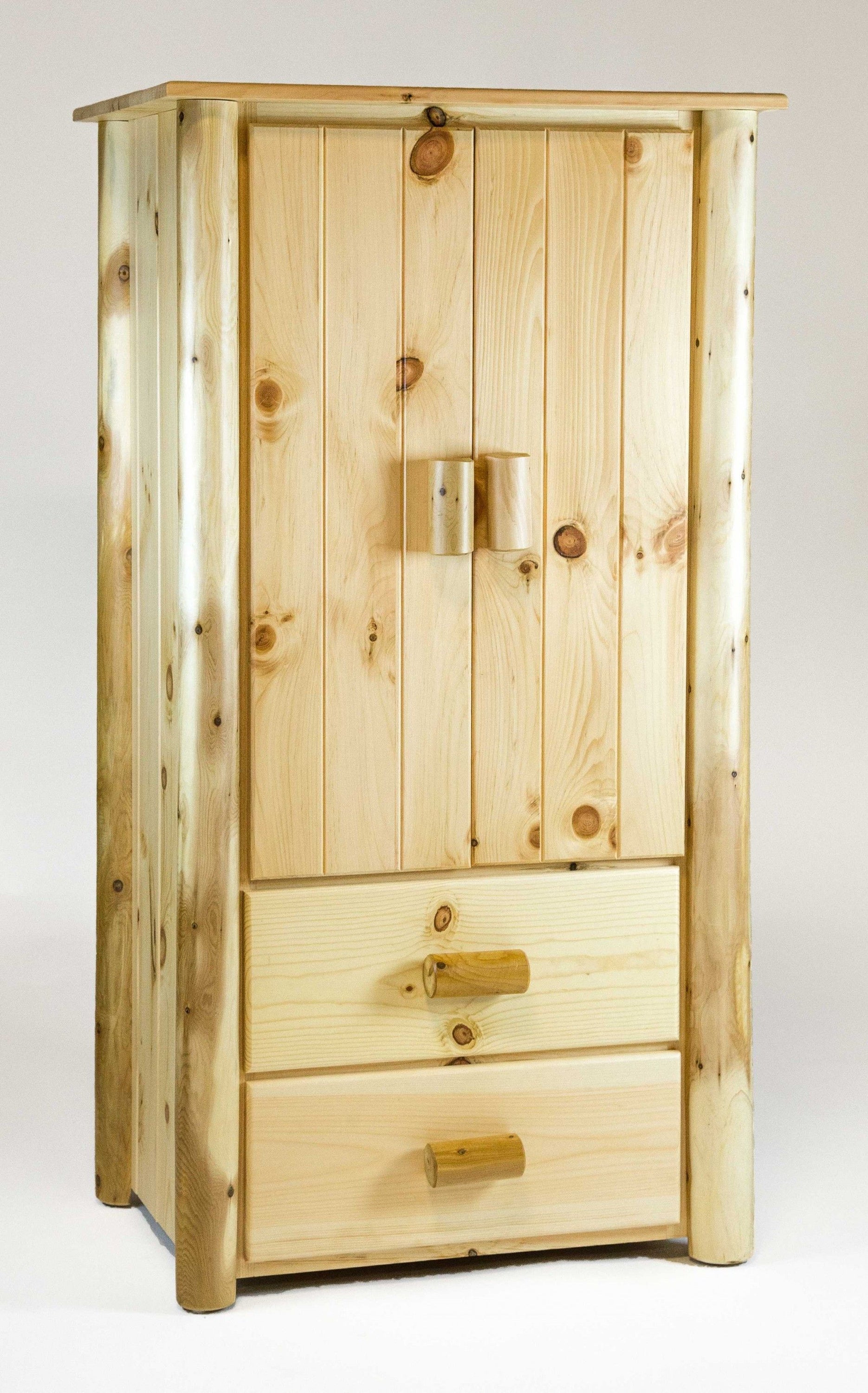 All Wood Armoire - Natural Clear