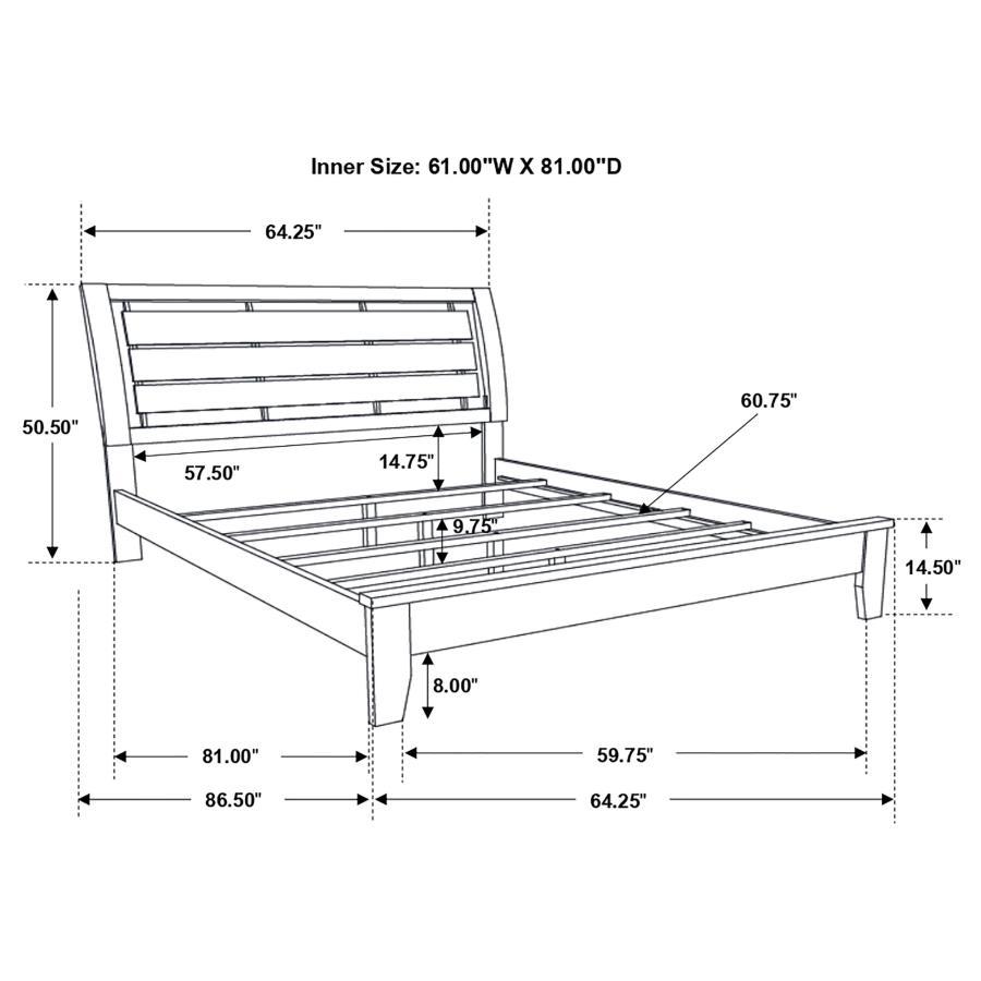 Serenity - Panel Bed