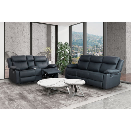 Blanche - Console Reclining Loveseat With LED Lights And Speakers - view 24